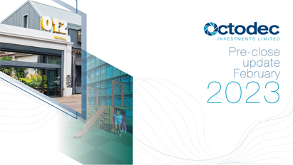 Pre-close update presentation – February 2023 - Octodec