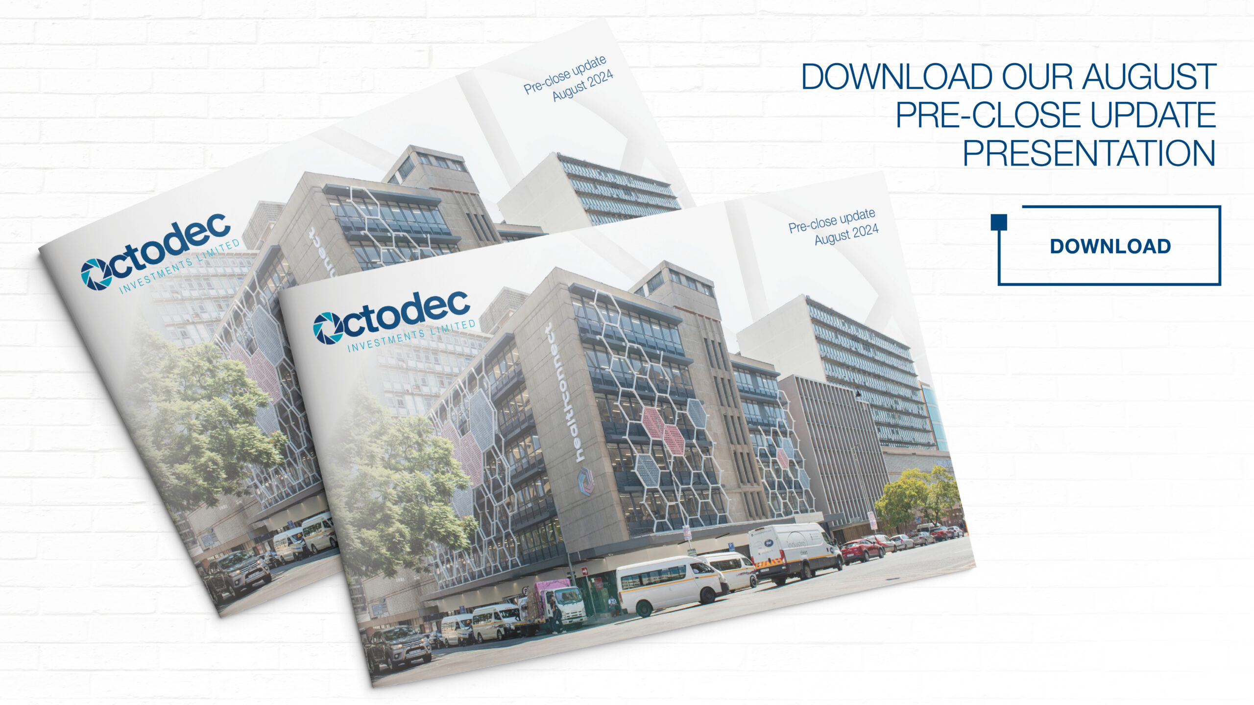 Pre-close update presentation – August 2024 - Octodec